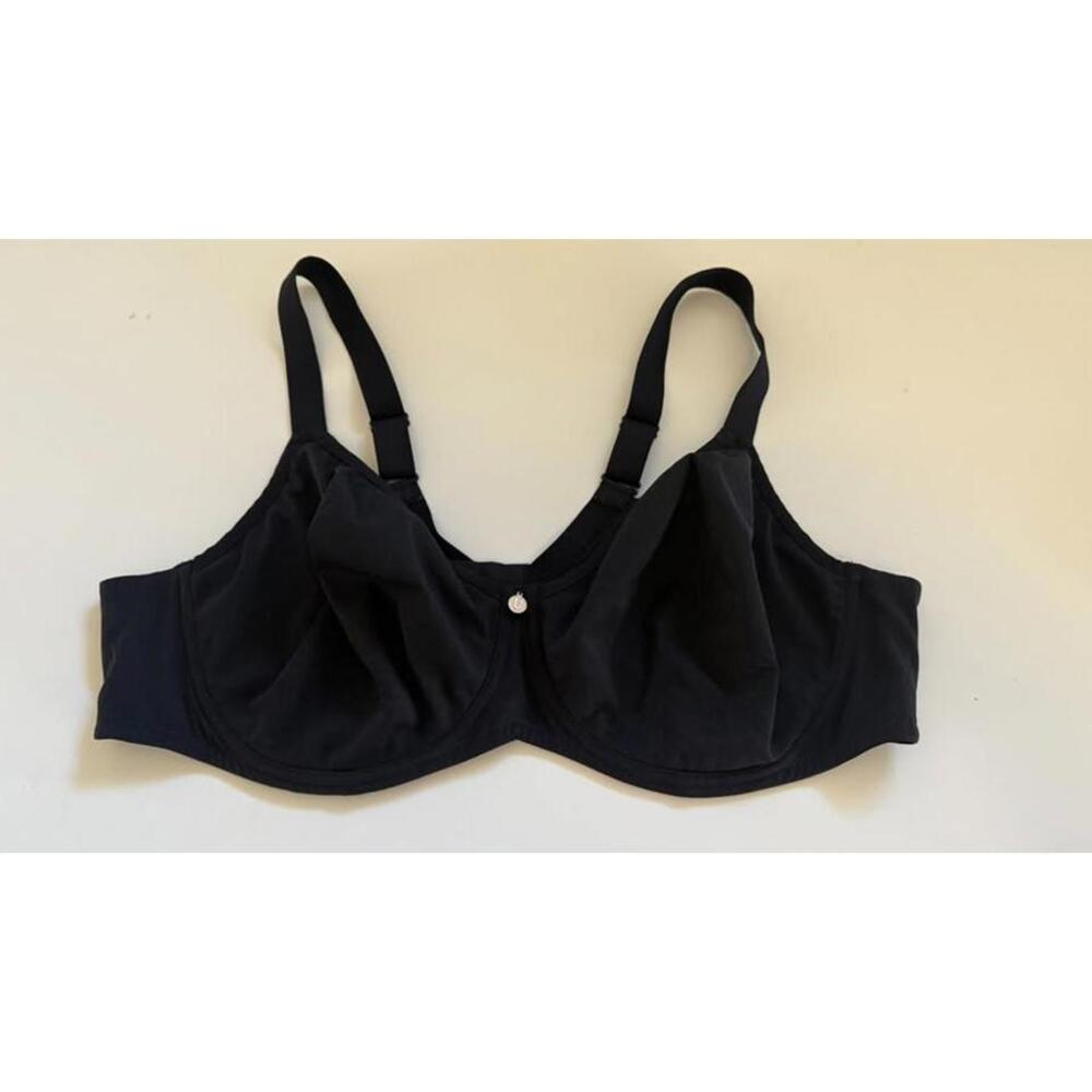 Understance Size 48D Sidney 2.0 FlexWire Demi Bra Black Women's